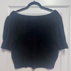 Happily Grey Black Sweater
